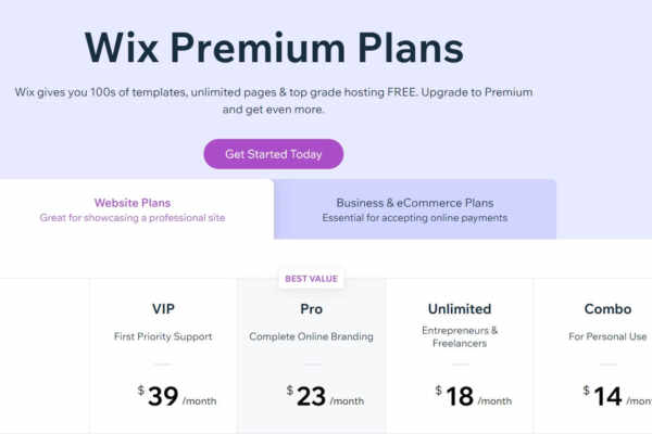 A Wix Review & Pricing Guide