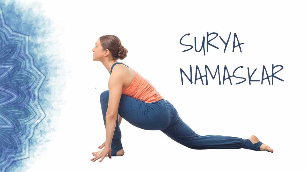 12 poses of Surya namaskar
