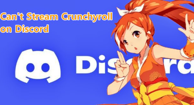 How do I stream Crunchyroll on Discord without sound