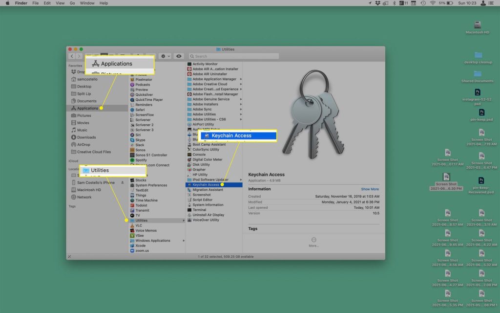 how to find saved passwords on mac - 2