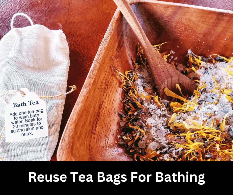 tea bags for herbal bath